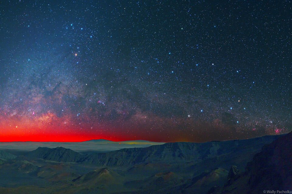  Haleakala Sunrise - Mercury - Scorpio- Alpha & Beta Centauri - Southern Cross